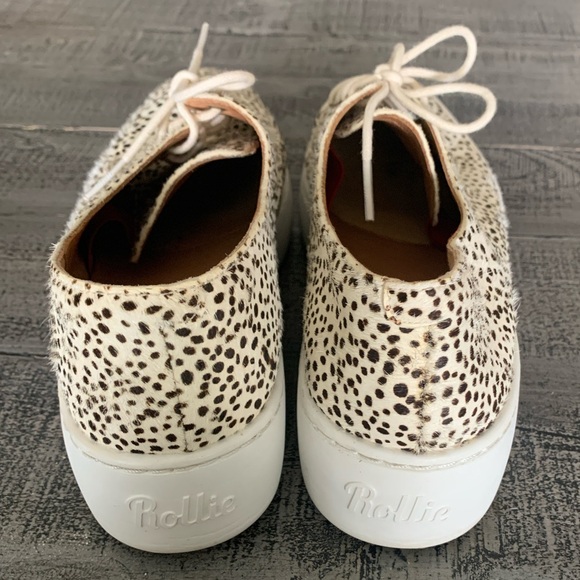 ROLLIE Nation Sneakers Womens
39 US 8 Derby City Snow Leopard
Platform Pony Hair - Picture 3 of 9